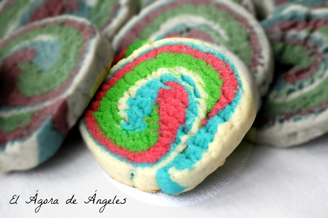 Galletas Espirales De Colores