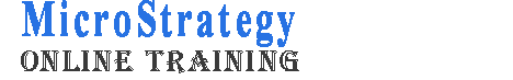Online MicroStrategy Training