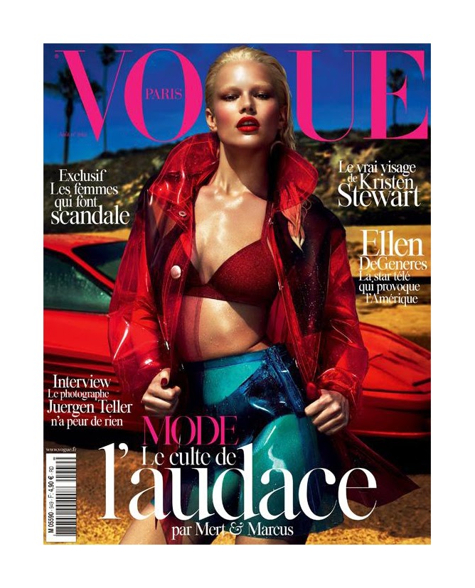 Anna Ewers by Mert Alas & Marcus Piggott for Vogue Paris Magazine, August 2014 Anna Ewers by Mert Alas & Marcus Piggott for Vogue Paris Magazine, August 2014