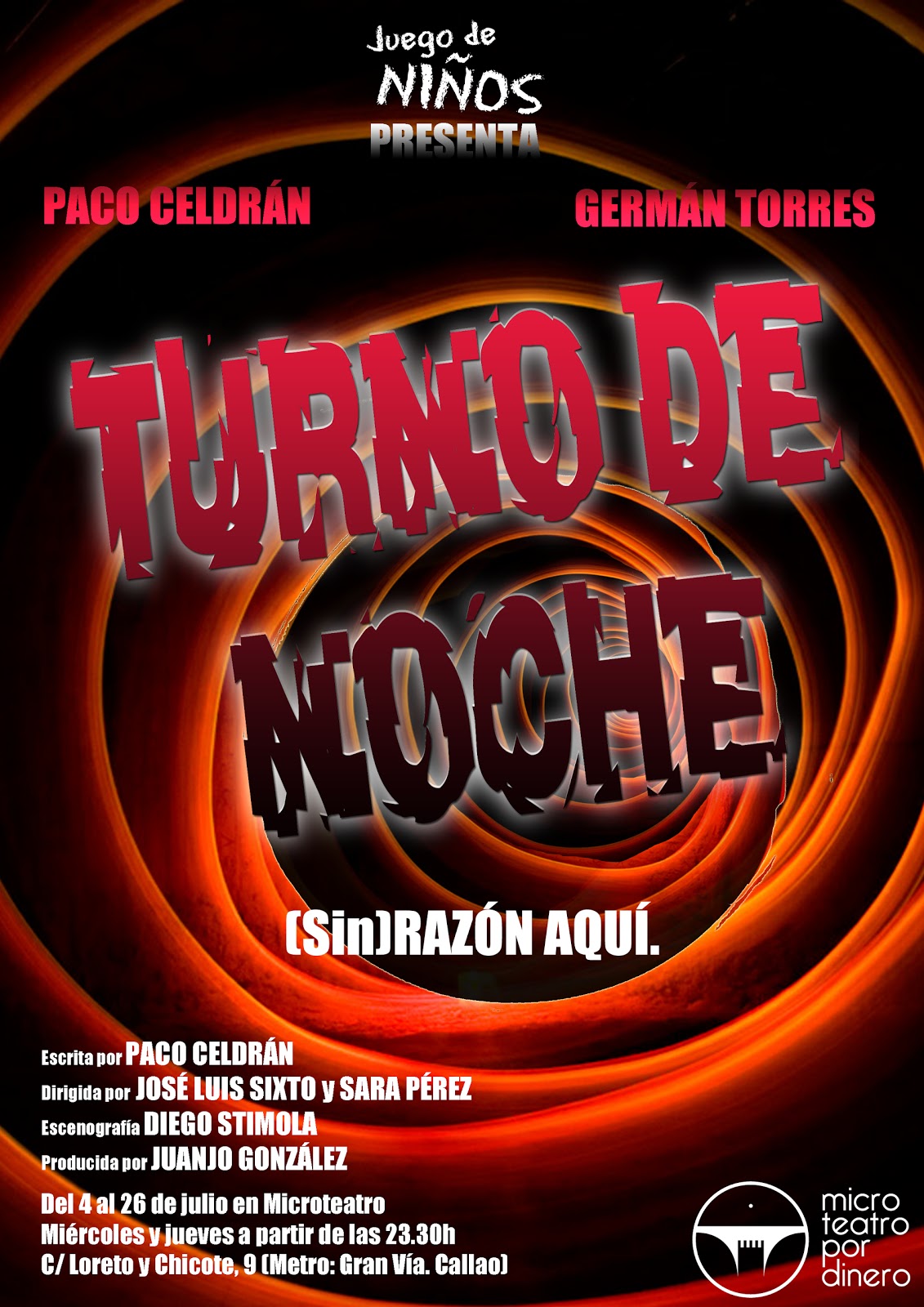 MUSICANISMOS 'Turno de noche' en Microteatro
