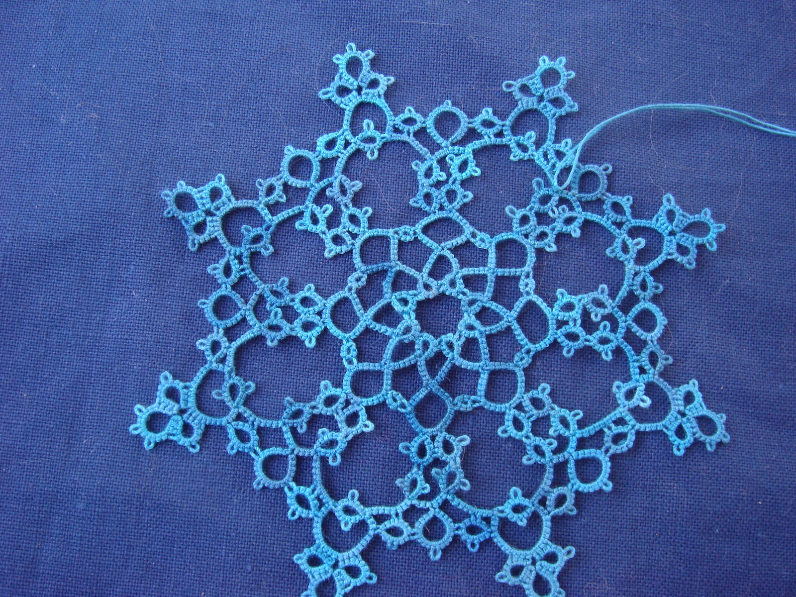 snowy's tatting Some tatting