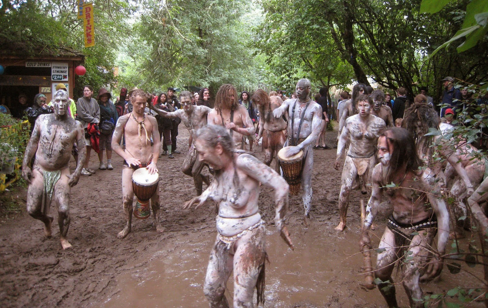 Naked girls - Oregon Country Fair.