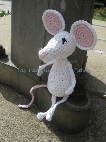 Amigurumi ratita realizada a crochet