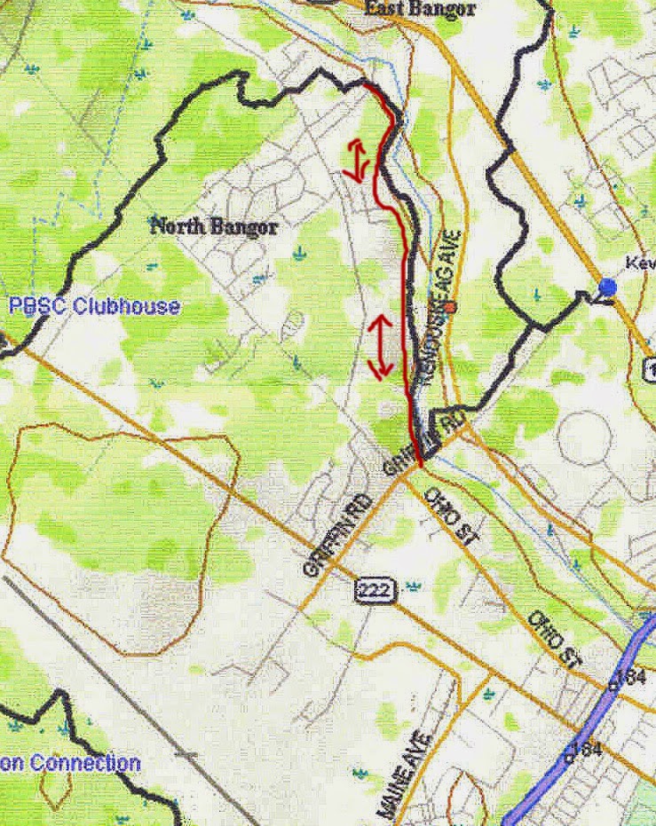 Hiking in Maine with Kelley 12/13/14 Along the Kenduskeag