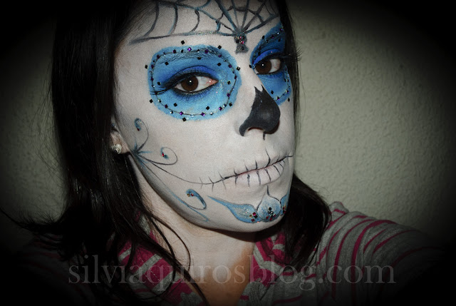Maquillaje Halloween 15: Calavera Mexicana, Halloween Make-up 15: Mexican Skull, efectos especiales, special effects, Silvia Quirós Maquillaje Halloween 15: Calavera Mexicana, Halloween Make-up 15: Mexican Skull, efectos especiales, special effects, Silvia Quirós