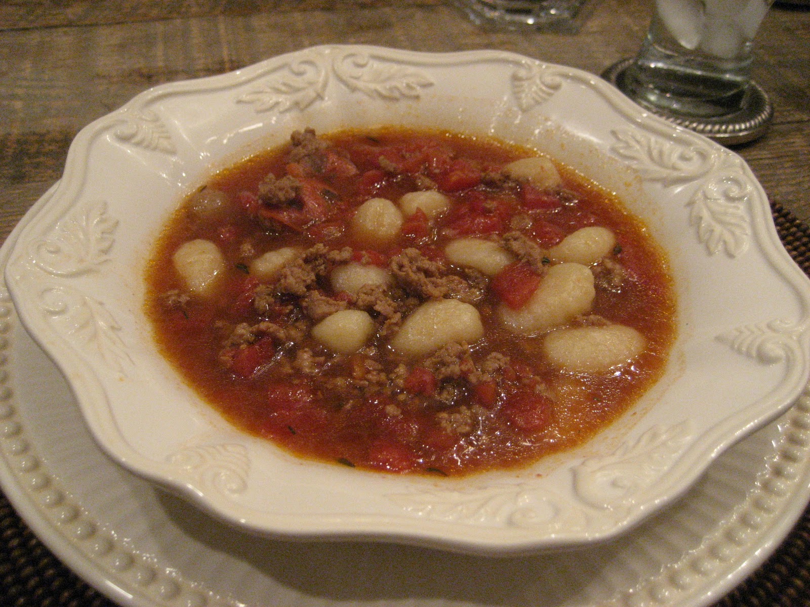 Sans Fromage! Turkey Sausage and Gnocchi Soup