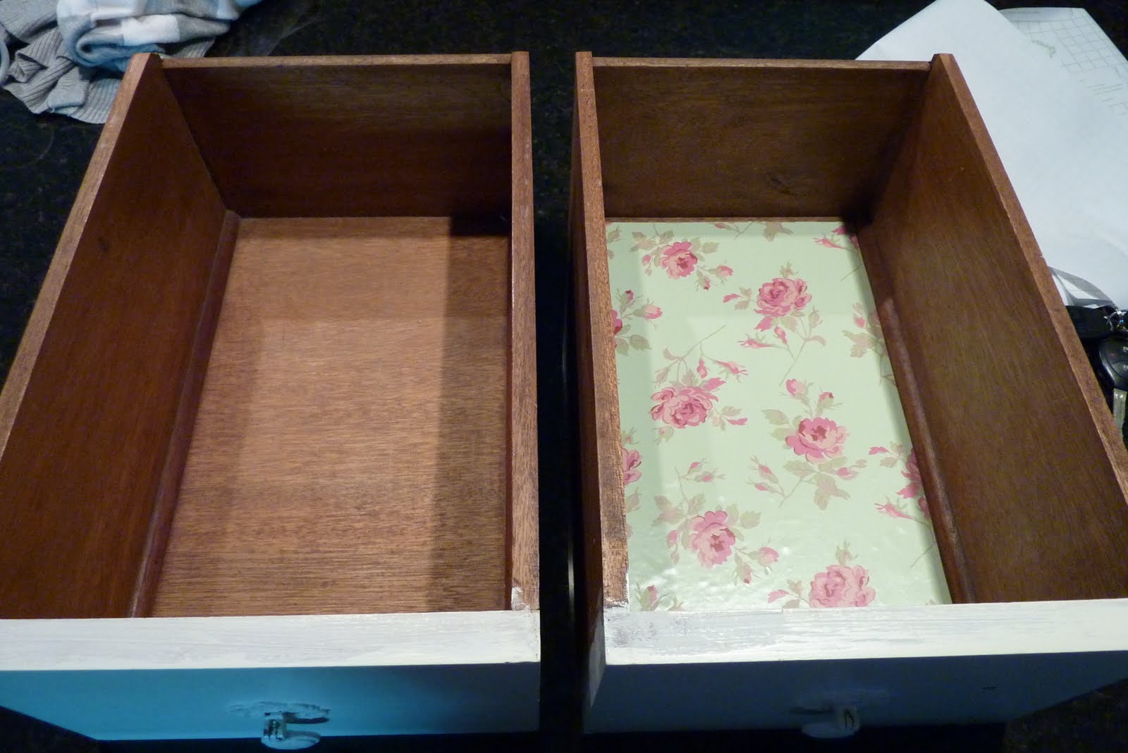 DIY Nursery Drawer Liners — Little Miss Mama