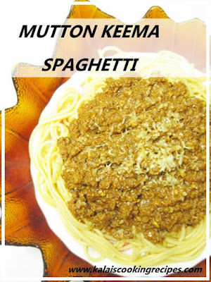 Mutton Keema Spaghetti