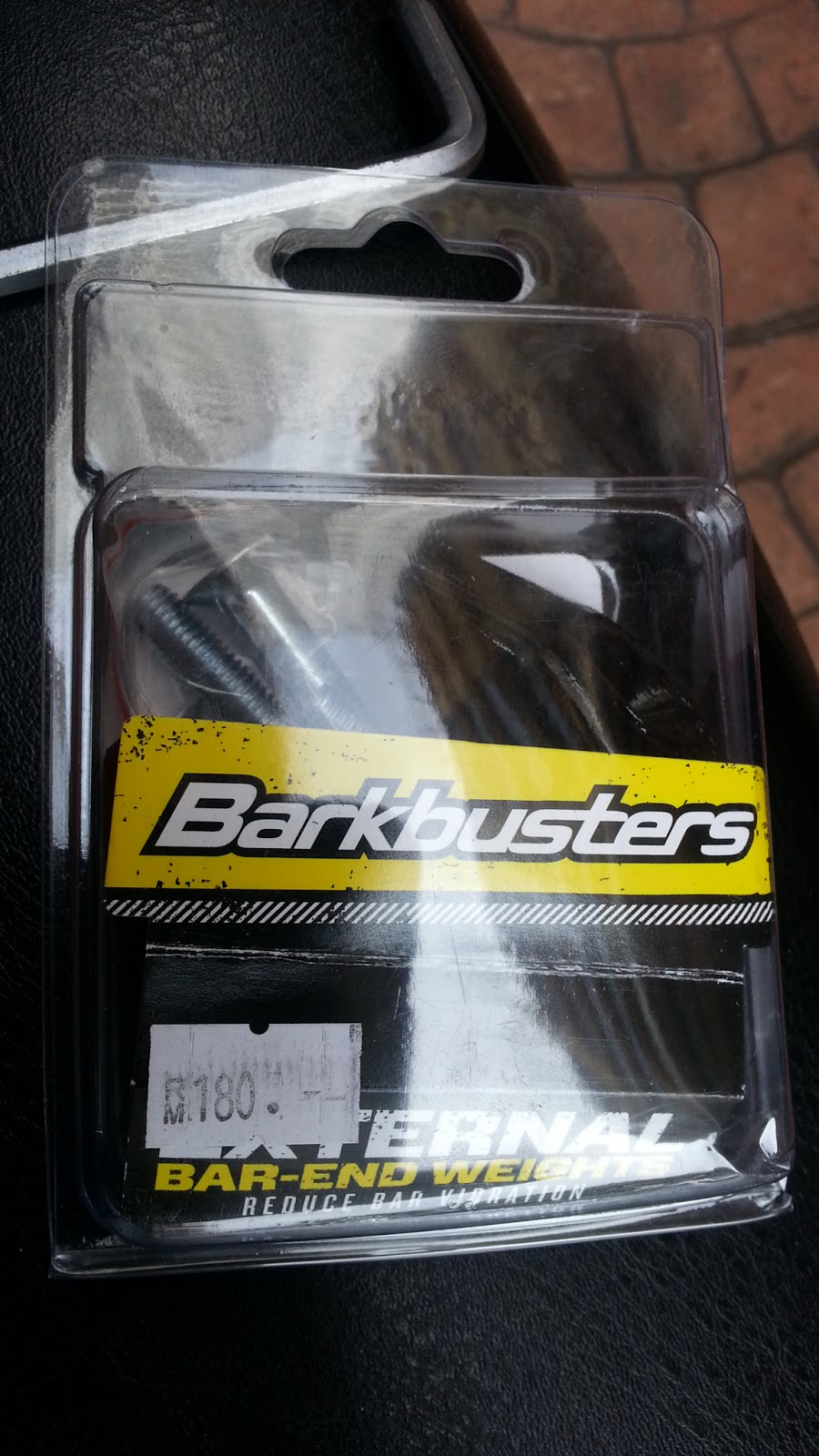 Versys 1000 Road Less Travelled BarkBuster External Bar End Weights