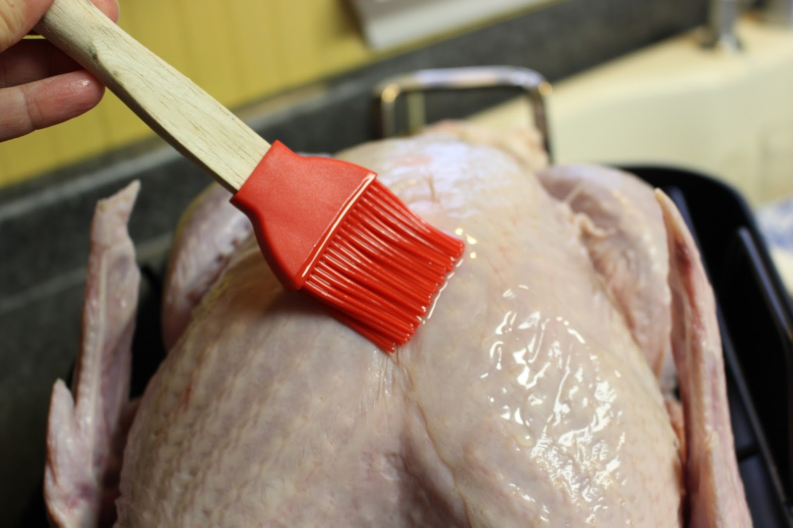 chicken scratch poultry Open Roasting A Turkey