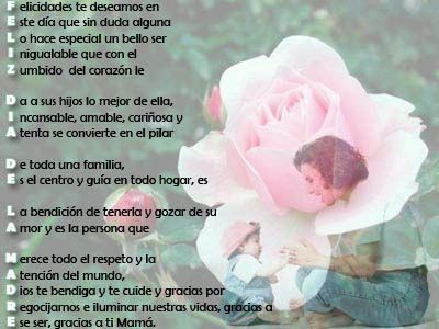 poemas poesias acrosticos dia de la madre feliz dia de la madre