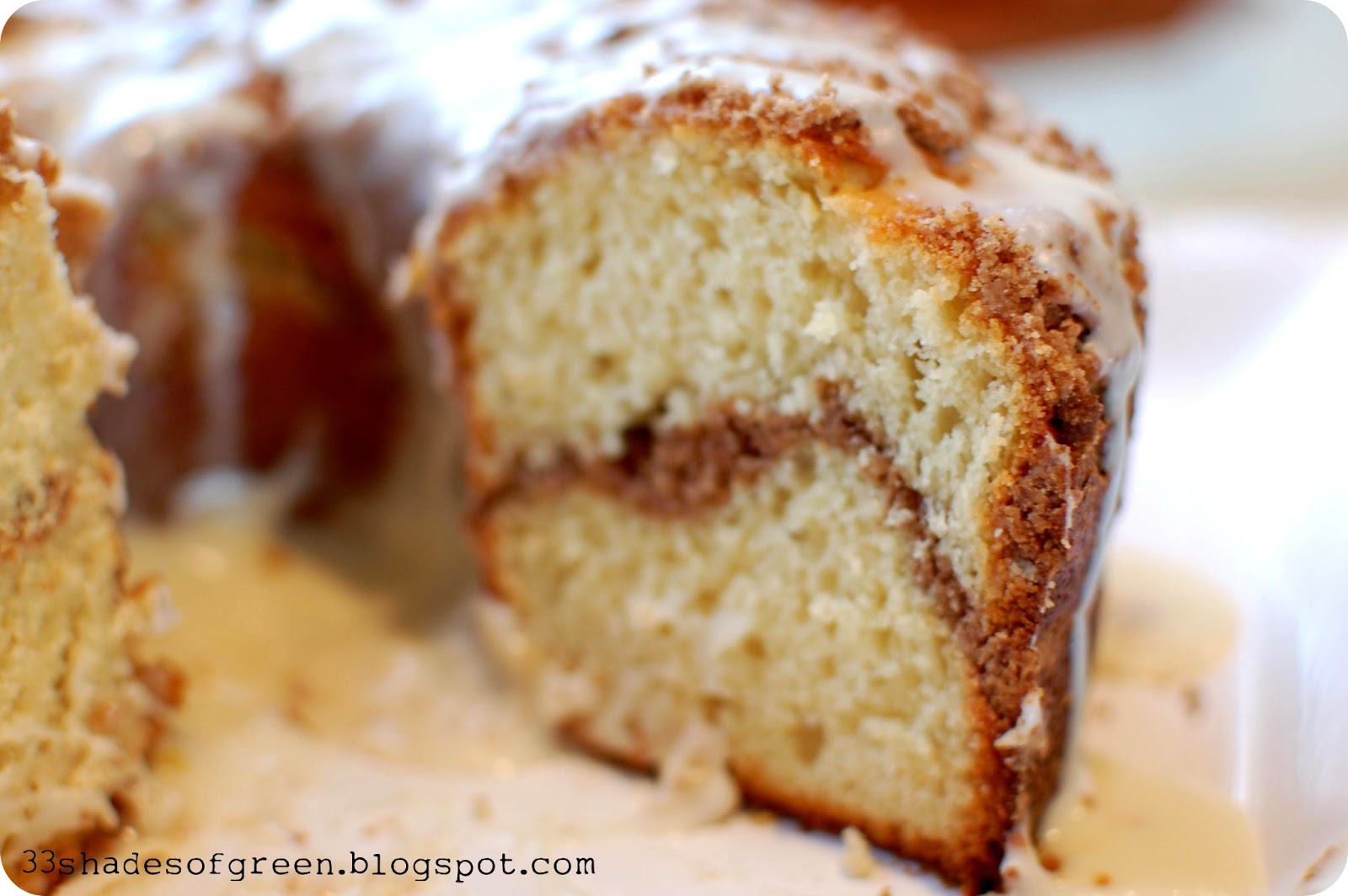 33 Shades of Green Tasty Tuesdays Yogurt Coffee Cake