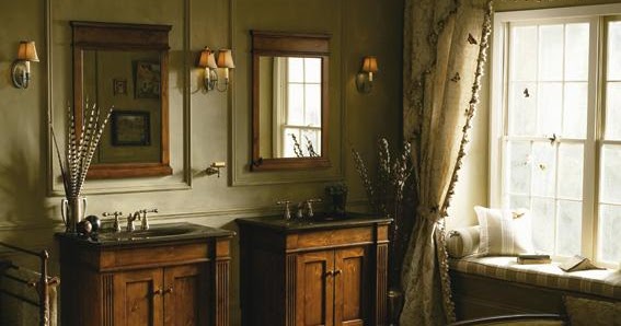 Baños Modernos: Baño moderno estilo antiguo