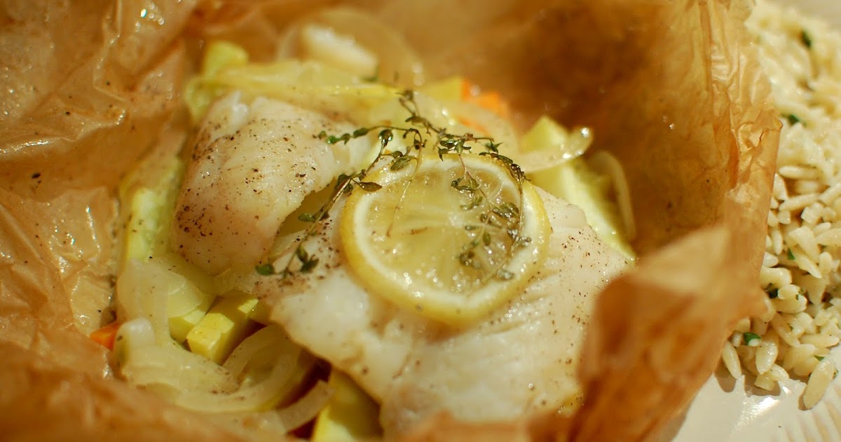 Reckless Abandon Cod en Papillote (Parchment Paper) with Fresh