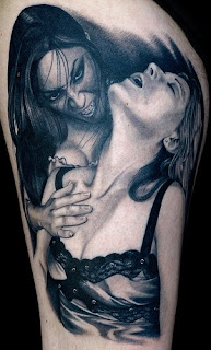 Vampire Tattoo Ideas - Vampire Tattoo Design Photo Gallery