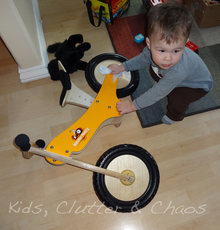 Kids, Clutter and Chaos Kinderfeets Balance Bike Review