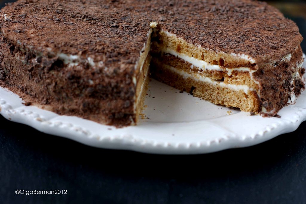 Mango & Tomato Sour Cream Cake (Smetannik) Russian Recipes Revisited