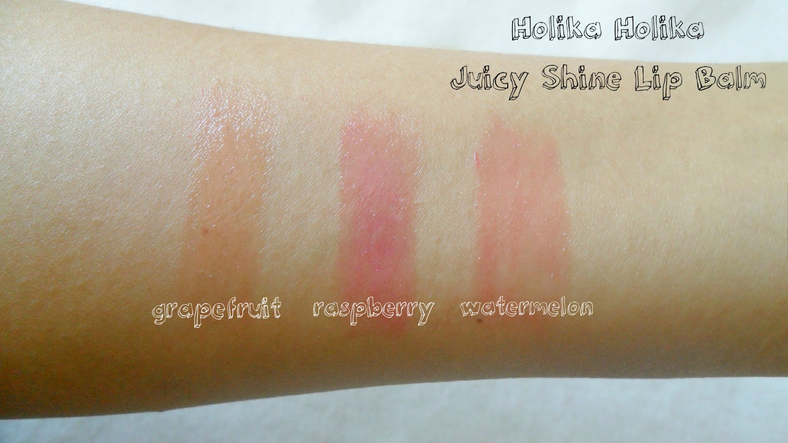 Sally Sayz Swatches and comparisons of Korean tint balms/lip balms