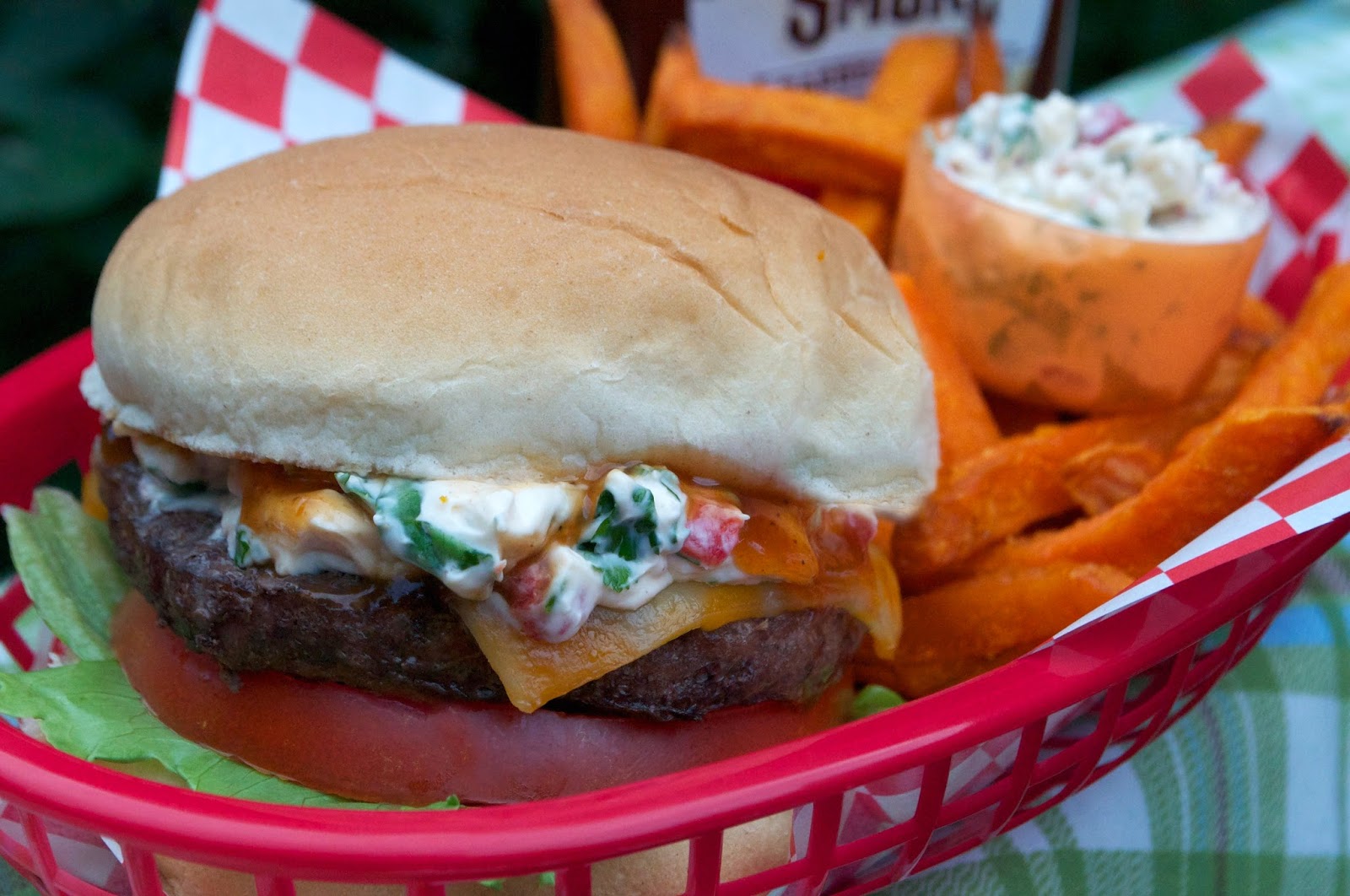 Classical Homemaking Zesty Cream Cheese Burger Spread {Trim Healthy