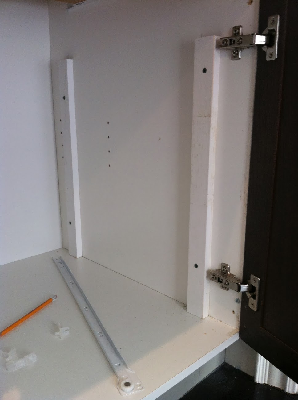 White Wood Making the most of space, adding drawers