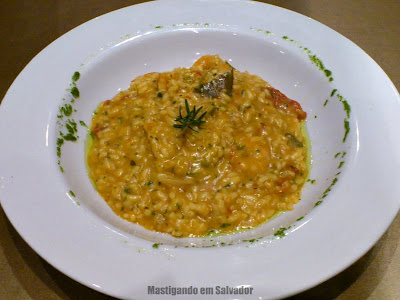 Restaurante Couvert: Risotto de Crevettes (Risoto de Camarão)