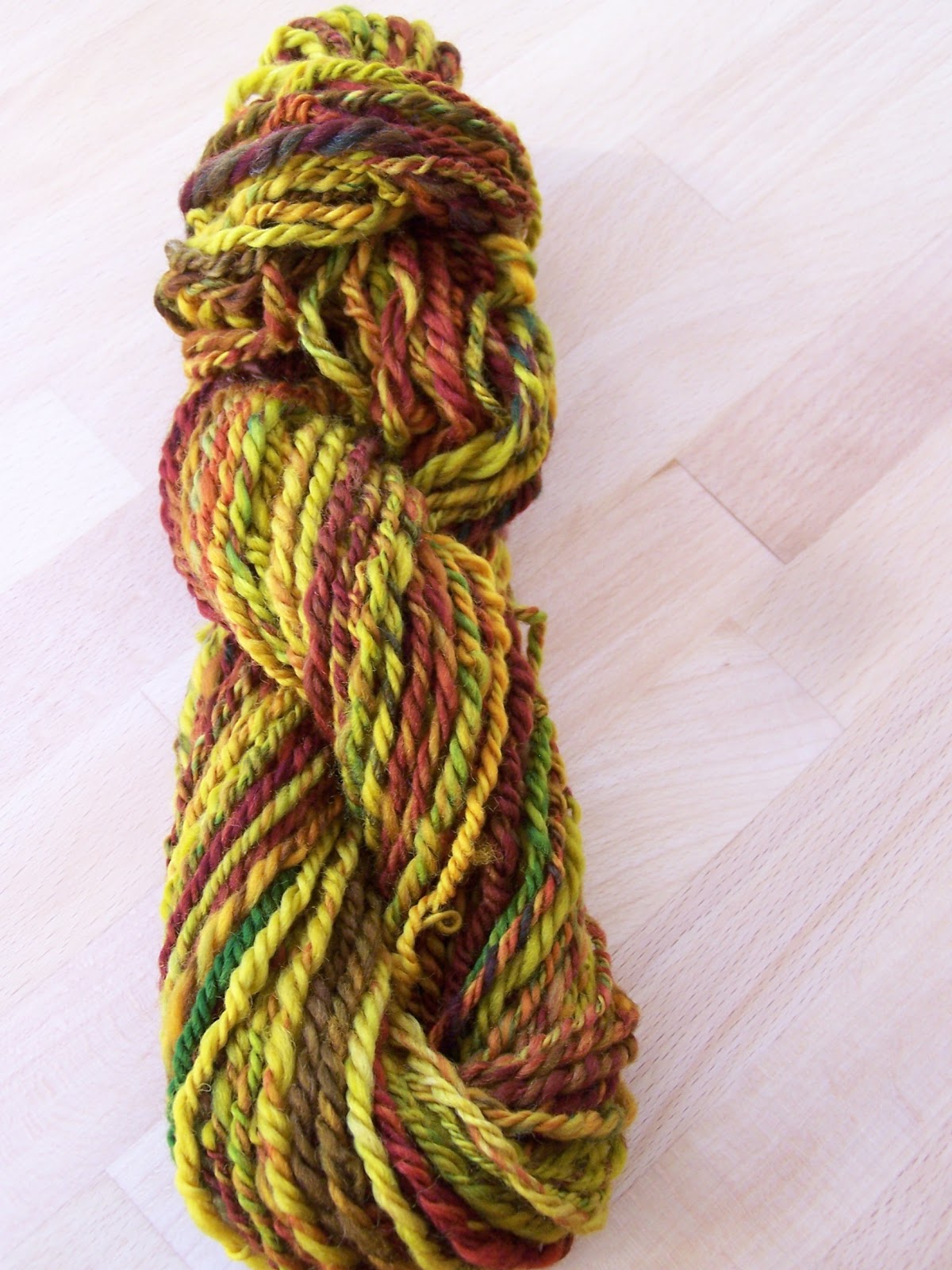 Bellalulu Knit & Spin Ugly Yarn Day 2012