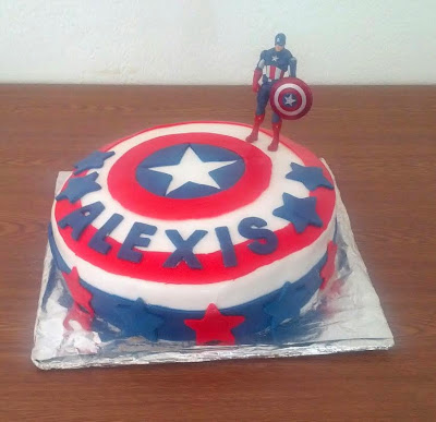 Tuto gâteau Captain America 