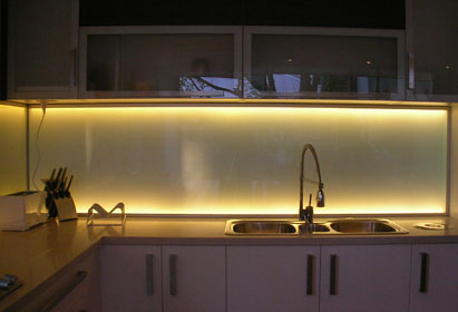 Glass Backsplash Kitchen