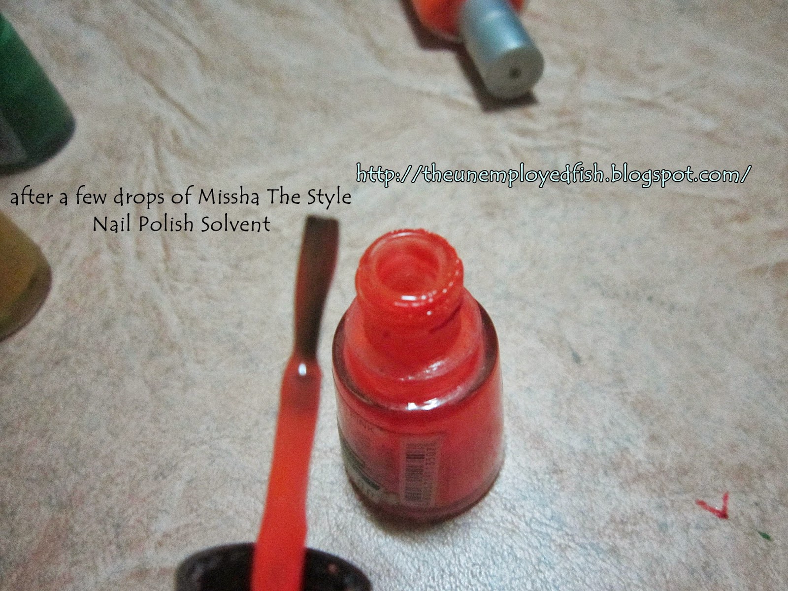 The Unemployed Fish REVIEW Missha The Style Nail Polish Solvent