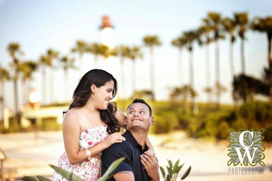 engagement portrait downtown long beach queen mary