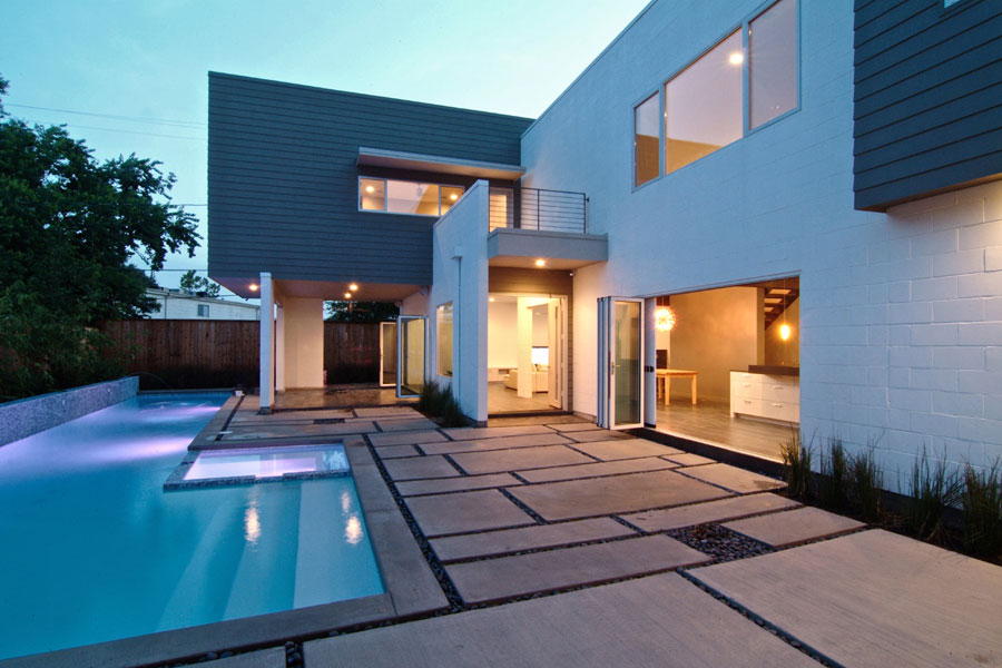 neocribs Texan Modern Homes Drake House Houston Texas StudioMET