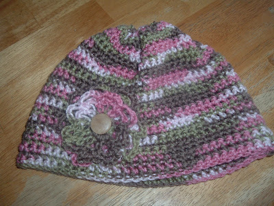 This is my hat. I loved this yarn when I saw it into Walmart. It may ...