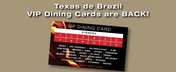 Texas de brazil discount coupons