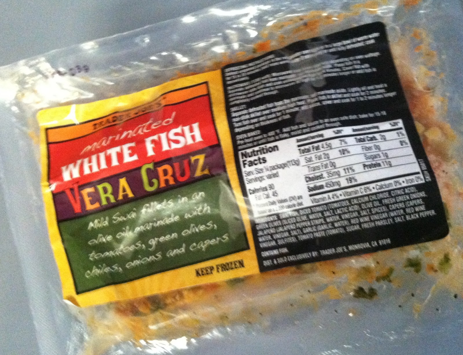What's Good at Trader Joe's? Trader Joe's Marinated White Fish Vera Cruz
