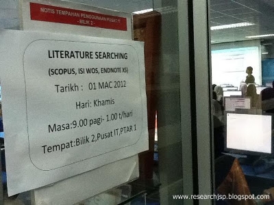 Info program: Literature Searching