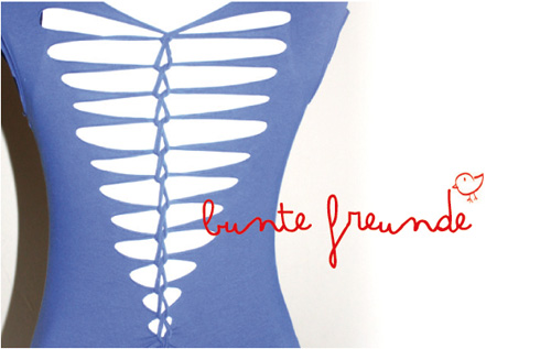 t shirt cool zerschneiden