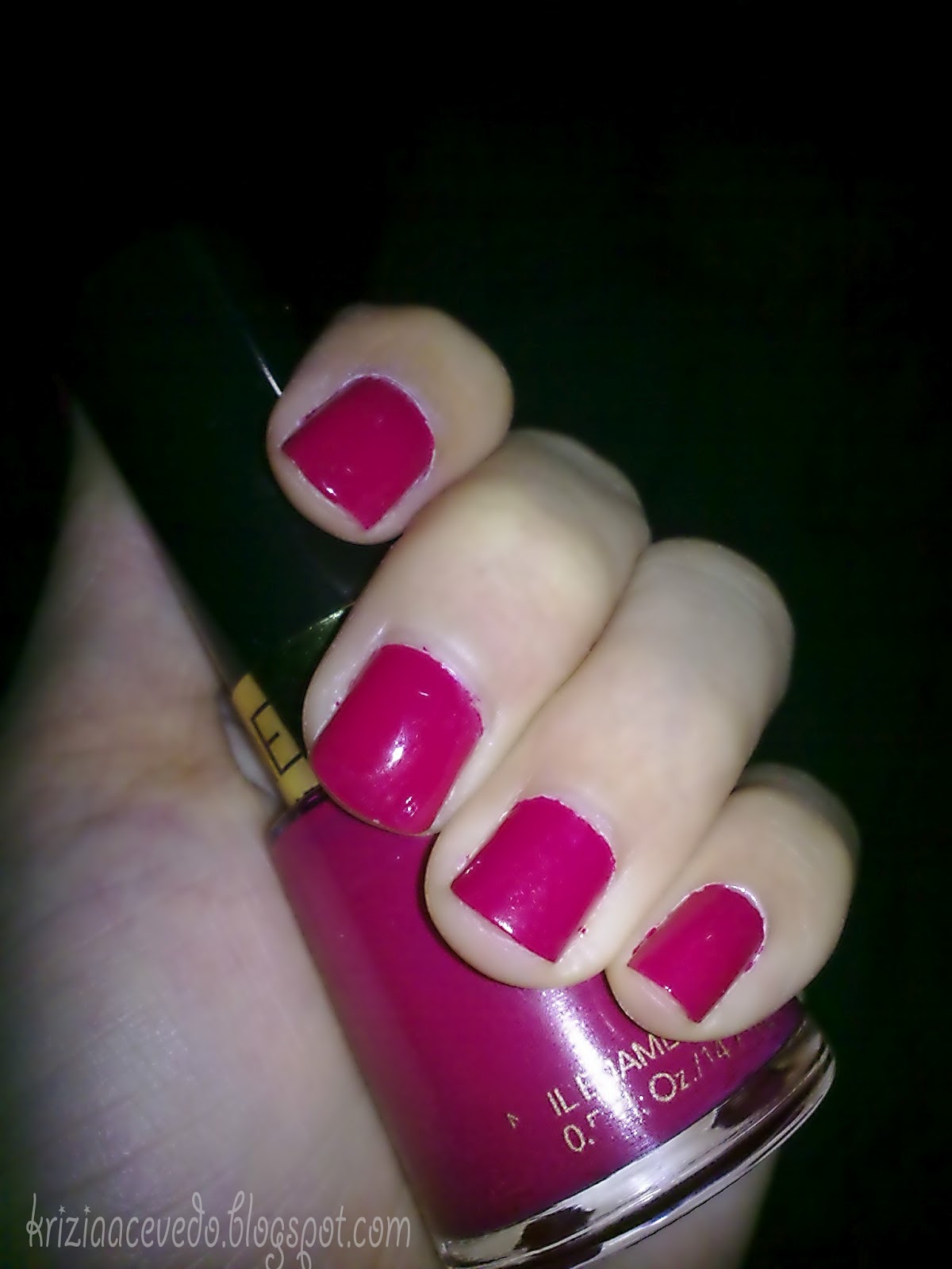 Thumbelisha's Corner Revlon Nail Polish in Cherries in the Snow Review