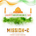 " Misson C " Teams Happy Independence Day .