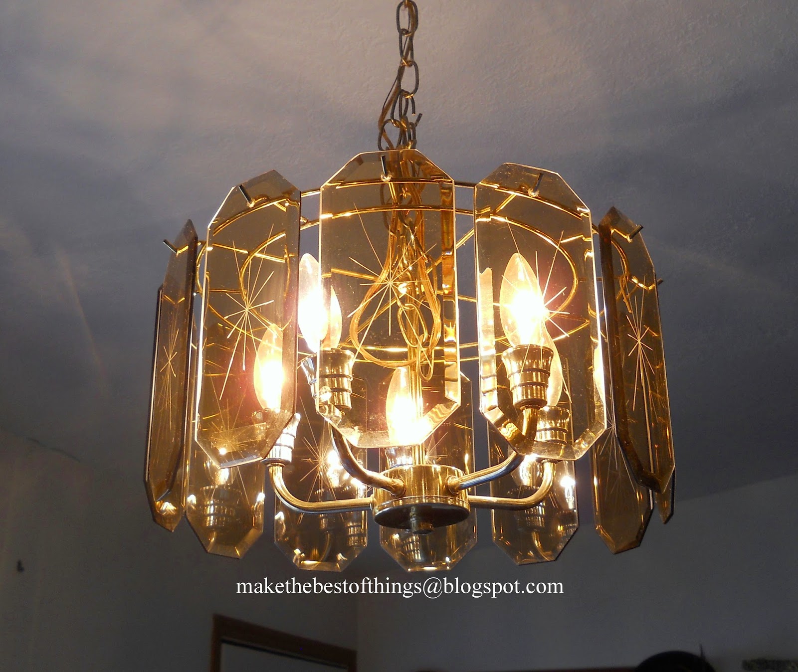 Make The Best Of Things Autumn Garlands Styling Up A Brass And Autumn Garlands Styling Up A Brass And Glass Chandelier