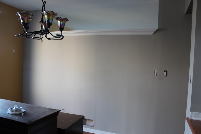 Paint your walls with Sherwin Williams Mindful Gray  #Mindful Gray #Paint colors #Sherwin Williams @SettingforFour