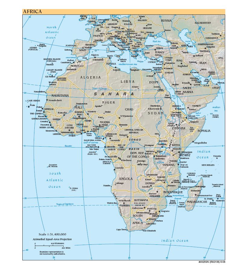 mapa africa