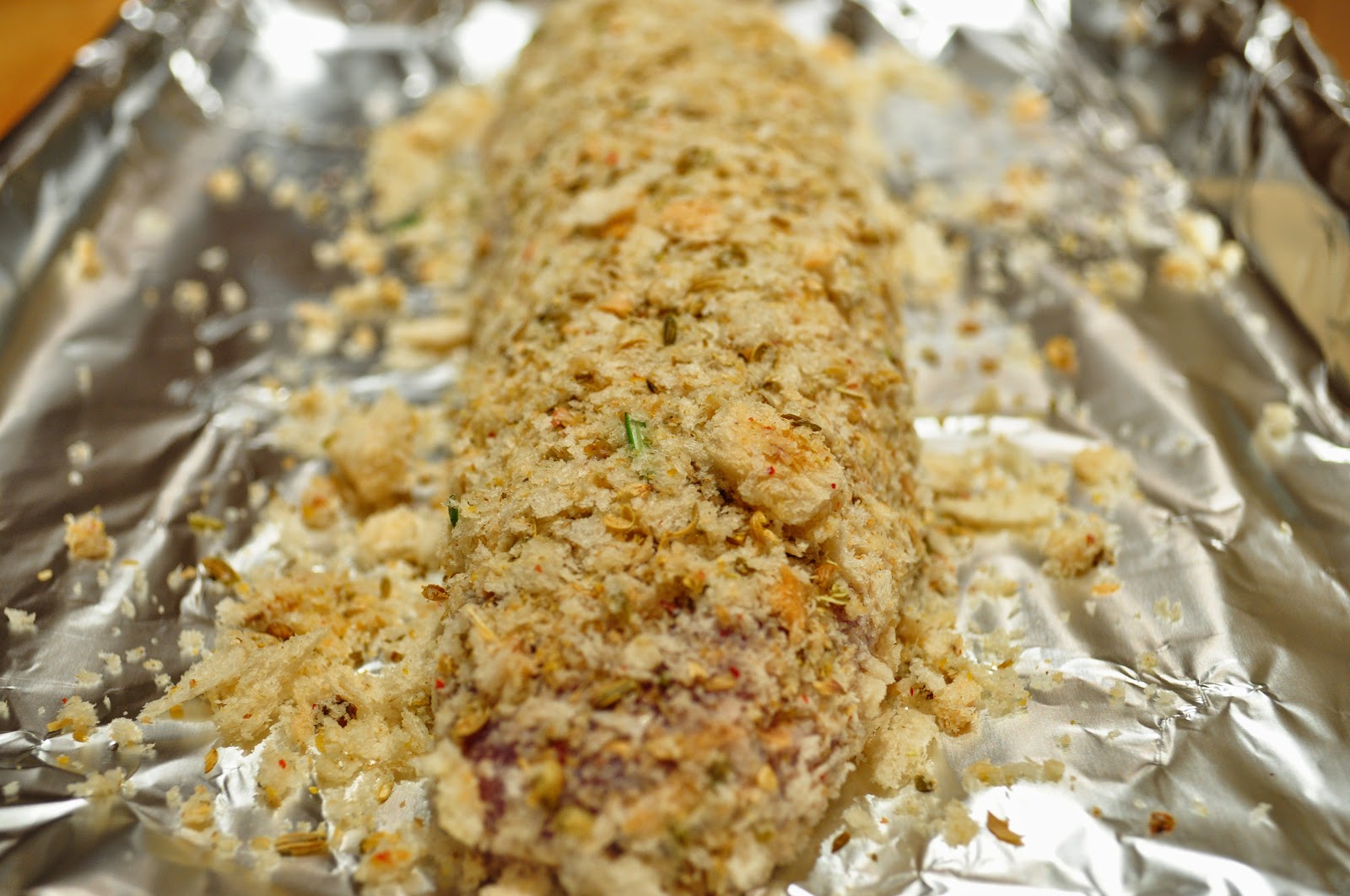 Busy Eating Yogurt and Mustard Marinated Pork Tenderloin