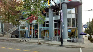 Waves Coffee Storefront at Robson & Cambie Streets