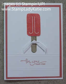 Card made with Stampin'UP! stamp set called: Mouthwatering. By StampLadyKatie