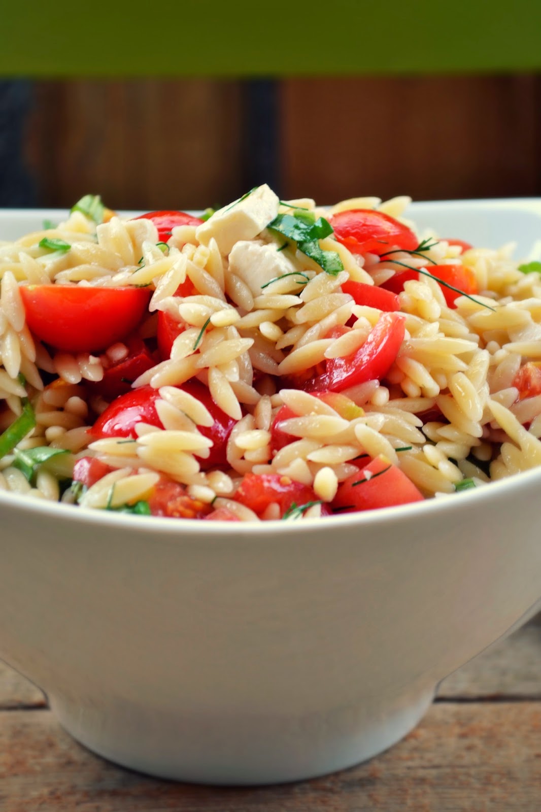 Garden Tomato Orzo Salad