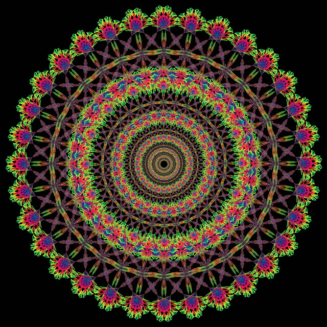 Mandalas, Fractales, Patterns, Efectos Visuales, Efectos Opticos