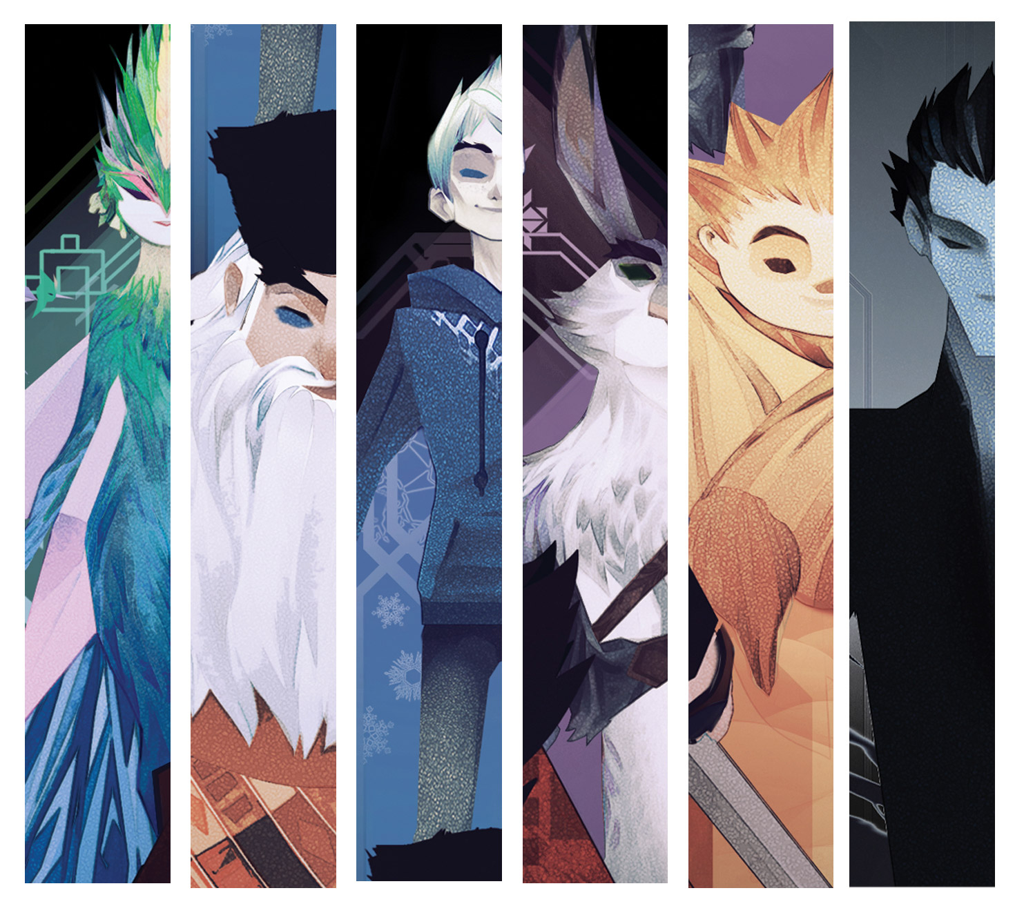 Living Lines Library Rise of the Guardians (2012) Character Design