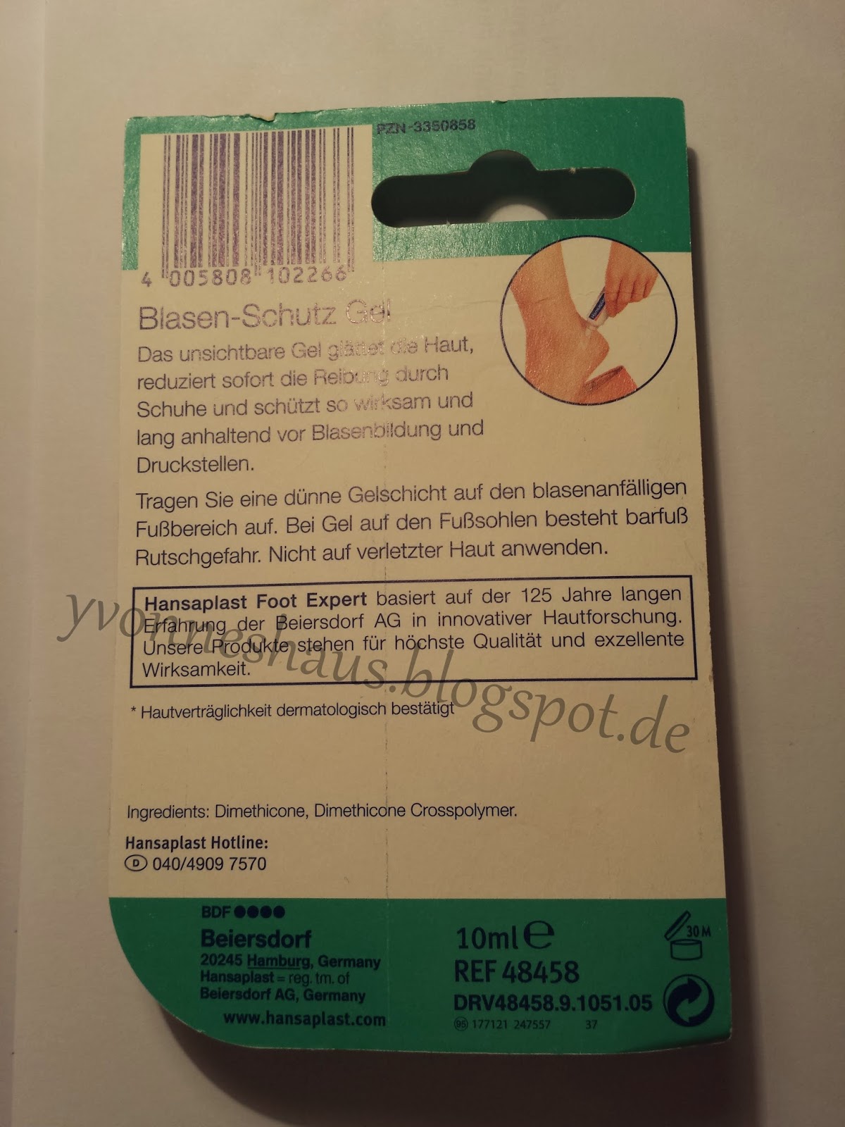 Yvonne`s Haus Die neue Hansaplast Regenerierende Fußcreme und andere