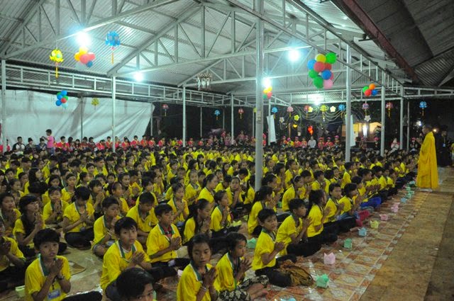 chùa hoa khai,khóa tu mùa hè,đăk nông,thắp nến,tri ân