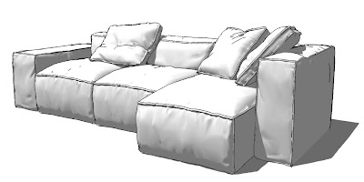 sketchup-model-sofa-bonaldo#1